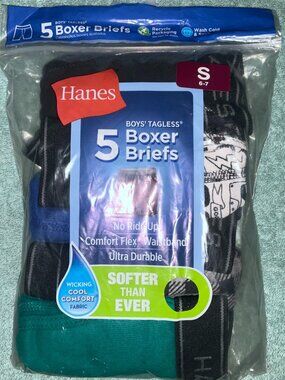 Boy's Hanes Boxer Briefs - Size S